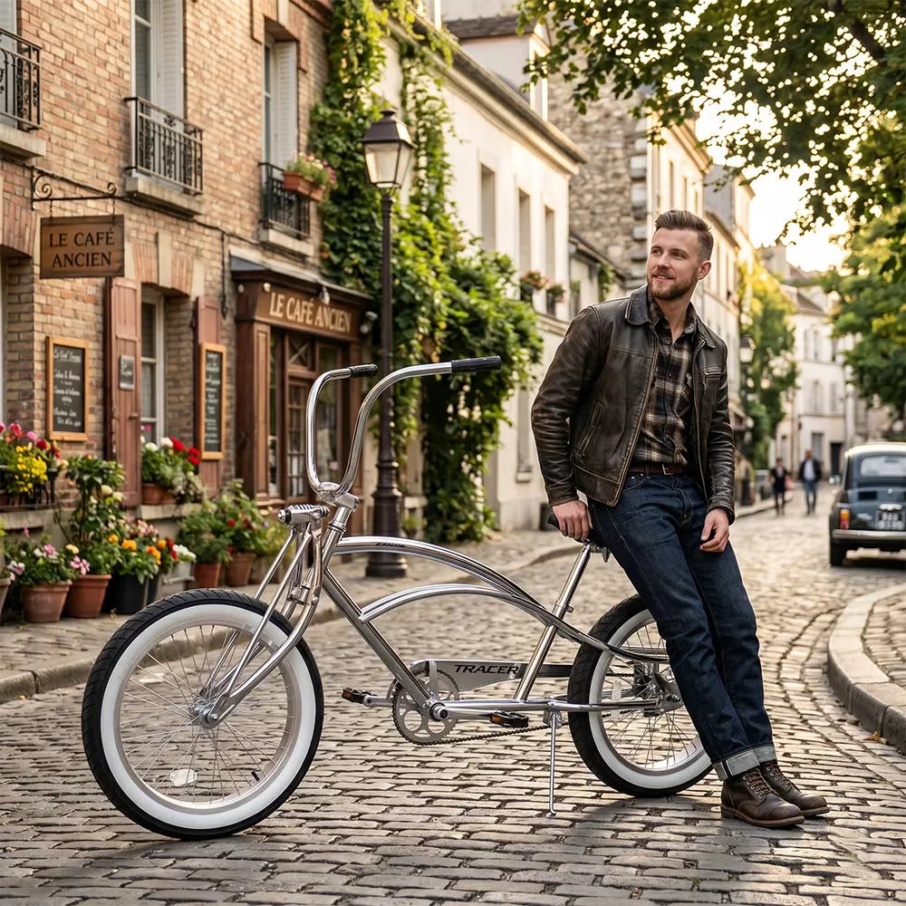 Retro vintage style stretch cruiser for sale