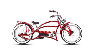 Tracer Beyond Pro 1000W 26" Classic Stretch Chopper Style EBike Tracer Bikes