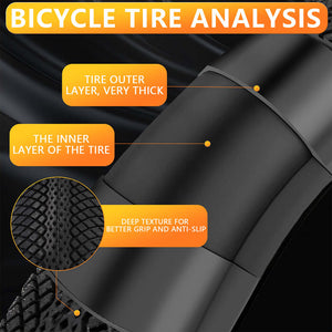 Tracer TR-W11112630-BK 26x3 inches black wall tire