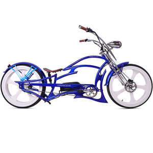 Raptor Pro DS 800W Stretch Cruiser Ebike Tracer Bikes