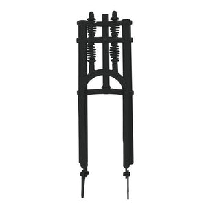 Tracer 1" Threadless Dual Springer Bike Fork Disc Brake for 26-29in 3.0 4.0 Tire Tracer Bikes