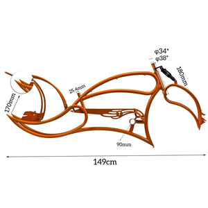 Bicicleta de playa Tracer FM-Leopard 3i Pro de 26" con marco de acero, horquilla Springer y protector de cadena incluidos