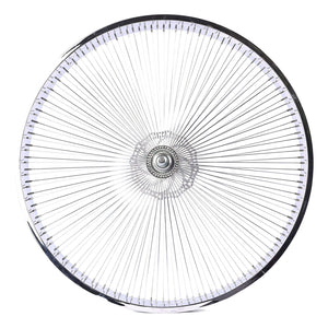 Tracer WH-TH7526140D7-CP Chrome Bike 80mm Rims Wheel Set for 26 inch with Disc Brakes