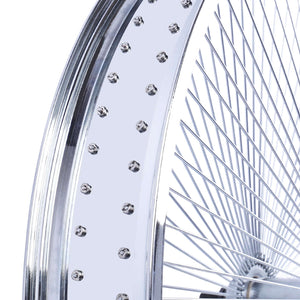 Tracer WH-TH7526140C-CP Lowrider 26'' Coaster Alloy Chrome Fat Rims Wheel Set
