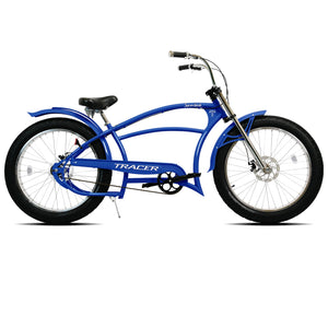 Tracer Santak GT 26" Chopper Stretch Cruiser Fat Tire Bike Single Speed Tracer Bikes