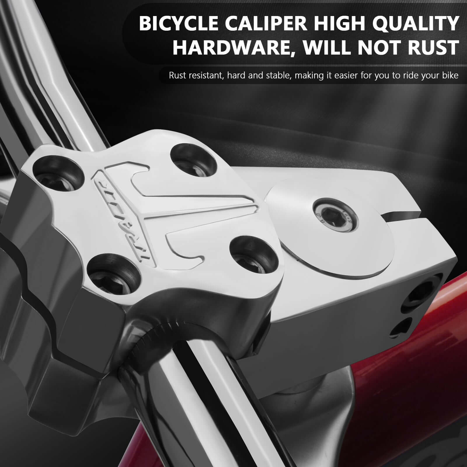 Introduction to the Tracer Arcadia GT7 26” Chopper Bike's high-quality rust-resistant hardware.