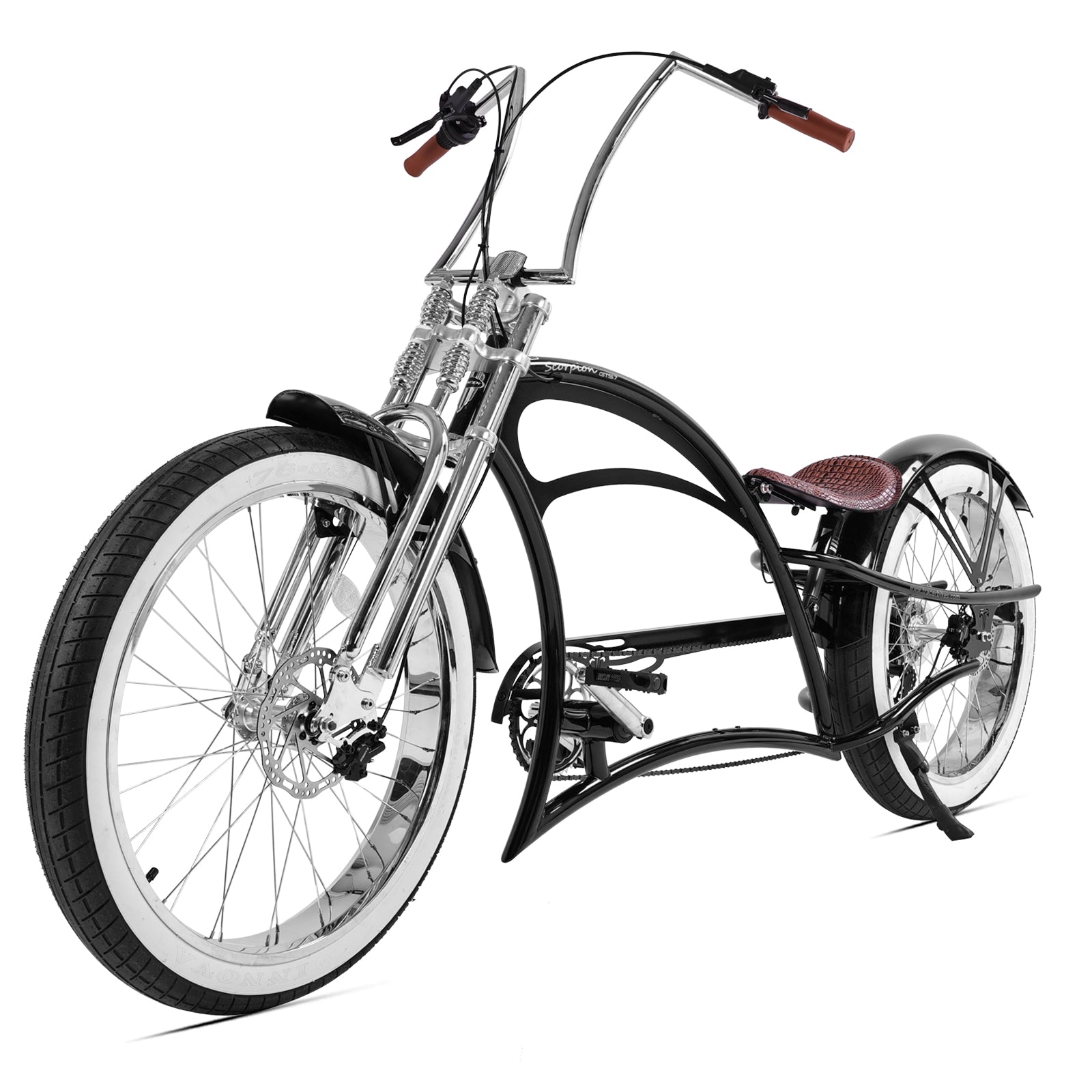 Scorpion GTS 7 Speed Stretch Crusier Bicycle Tracer Bikes