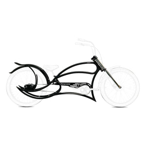 Tracer FM-Leopard GT 26" Stretch Beach Cruiser Steel Frame Triple Tree Fork and Guard