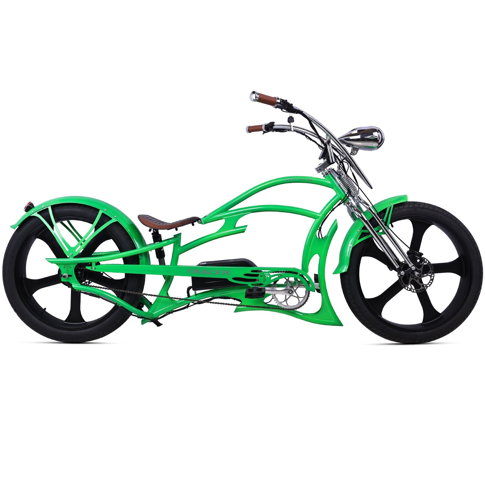 Raptor Pro DS 800W Stretch Cruiser Ebike Tracer Bikes