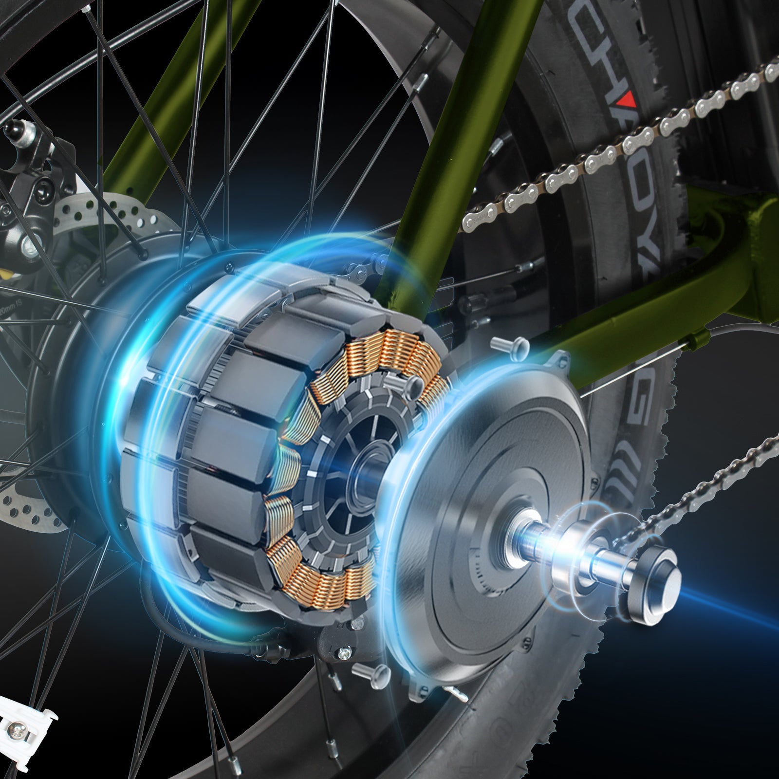 Tracer Coyote 20'' 500W Foldable Electric Bike Tracer Bikes