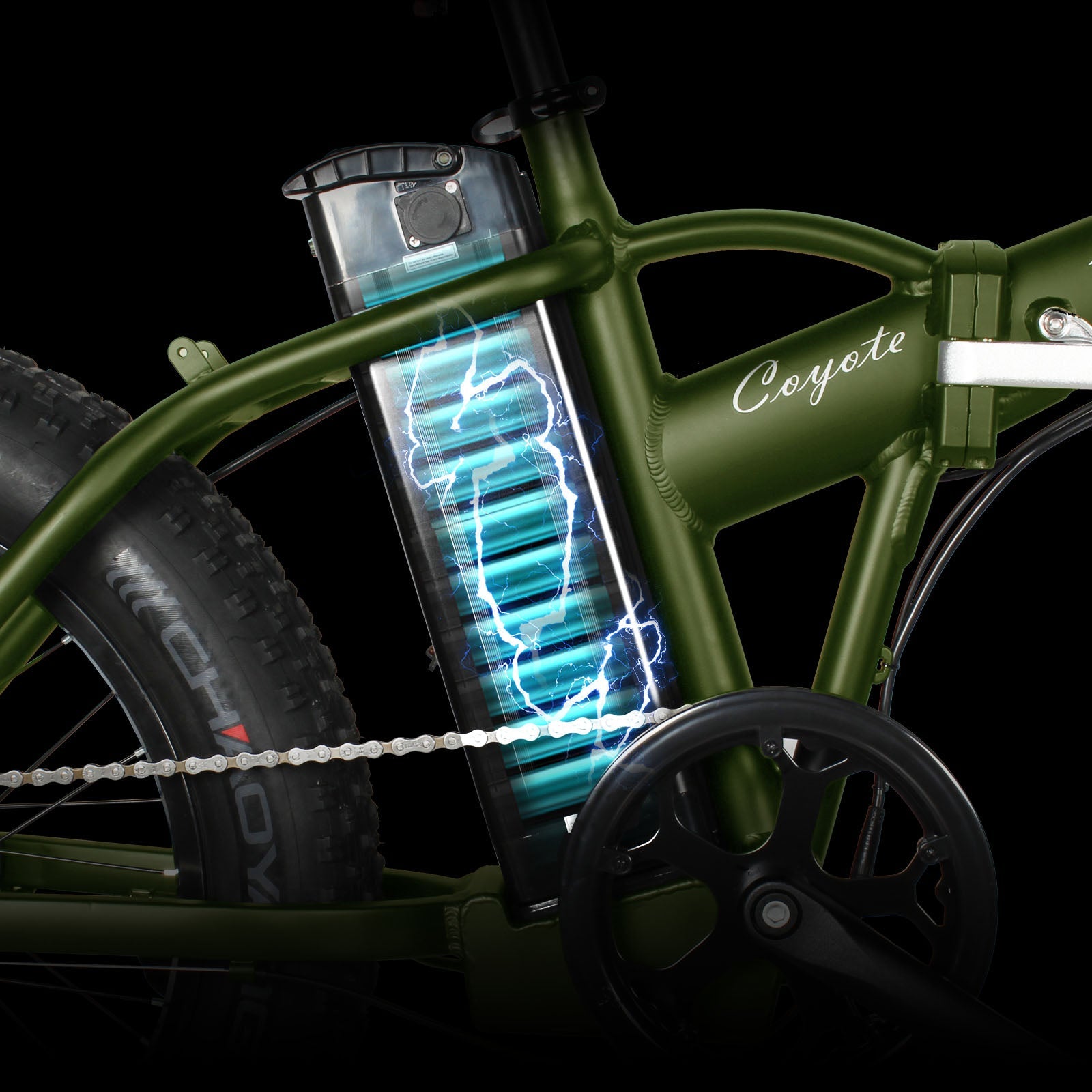 Tracer Coyote 20'' 500W Foldable Electric Bike Tracer Bikes