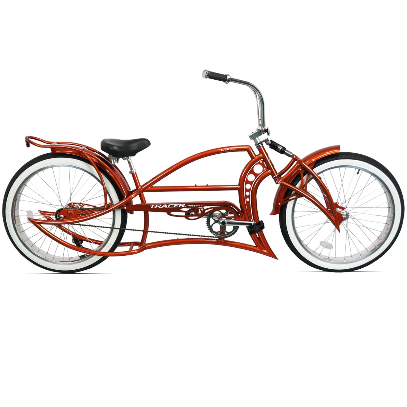 Kraken Pro 26" Stretch Chopper Bike Single Speed Tracer Bikes