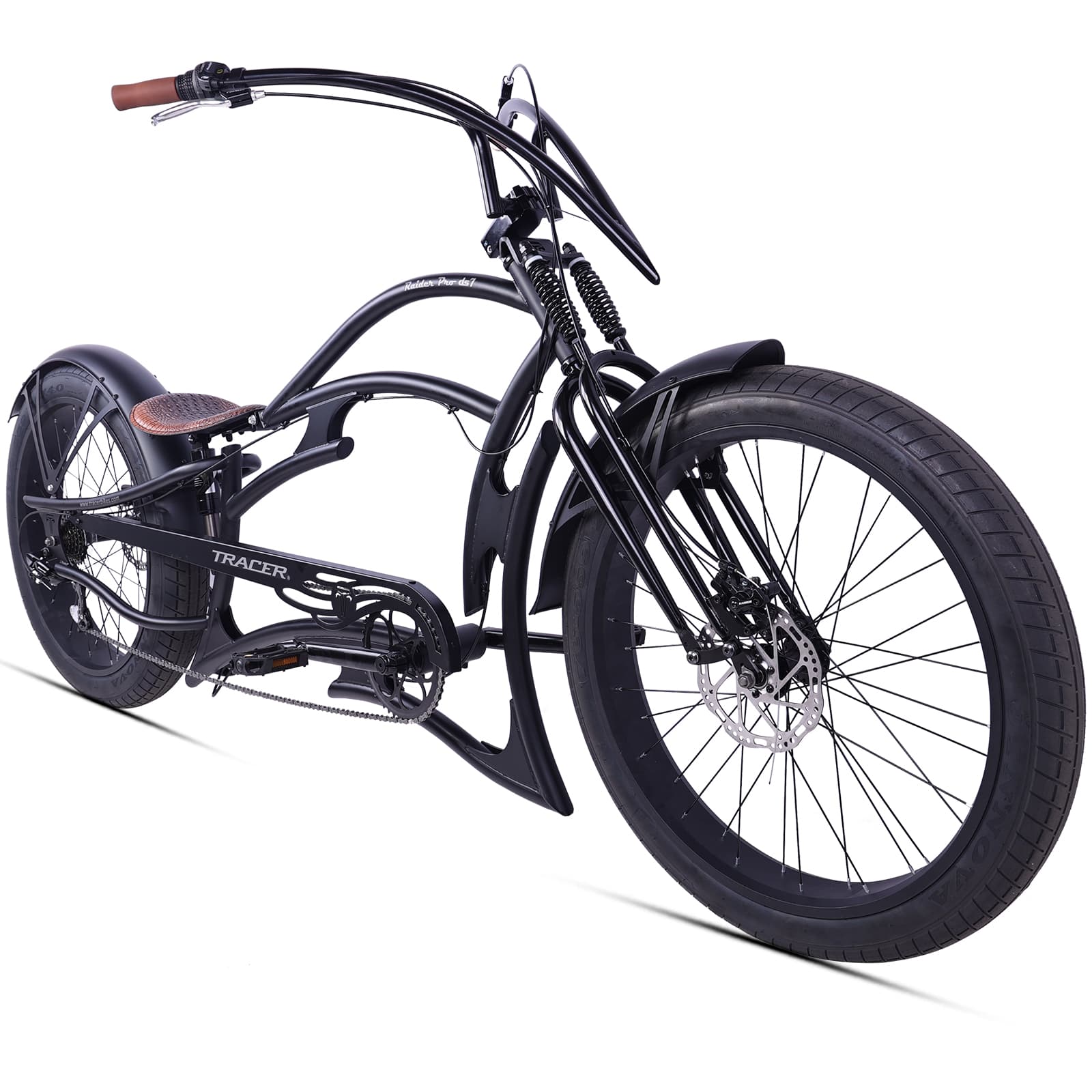 Raider Pro DS7 Stretch Chopper Cruiser Bike Tracer Bikes