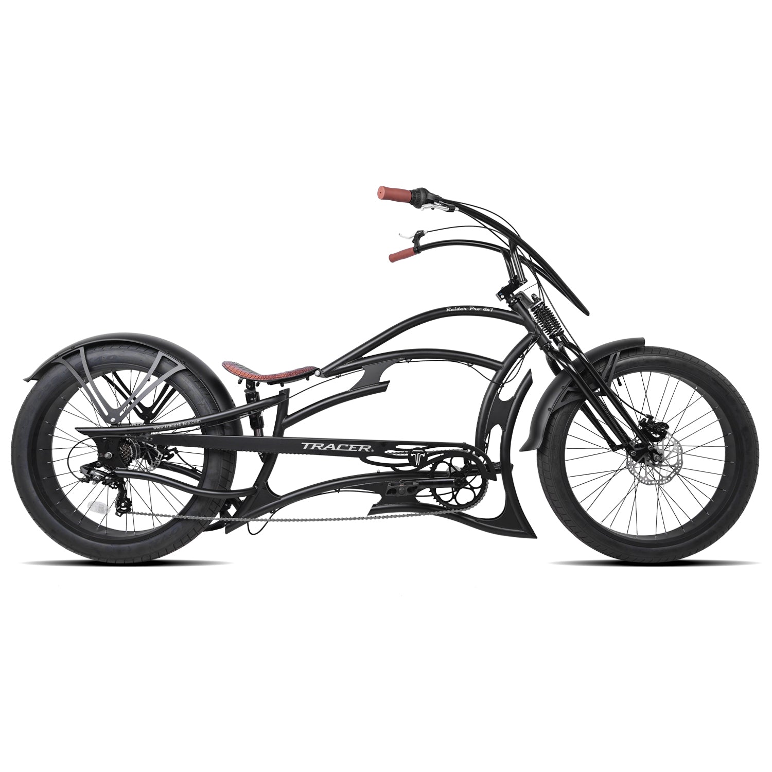 Raider Pro DS7 Stretch Chopper Cruiser Bike Tracer Bikes