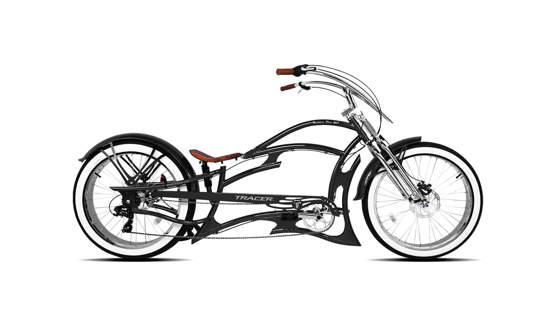 Raider Pro DS7 Stretch Chopper Cruiser Bike Tracer Bikes