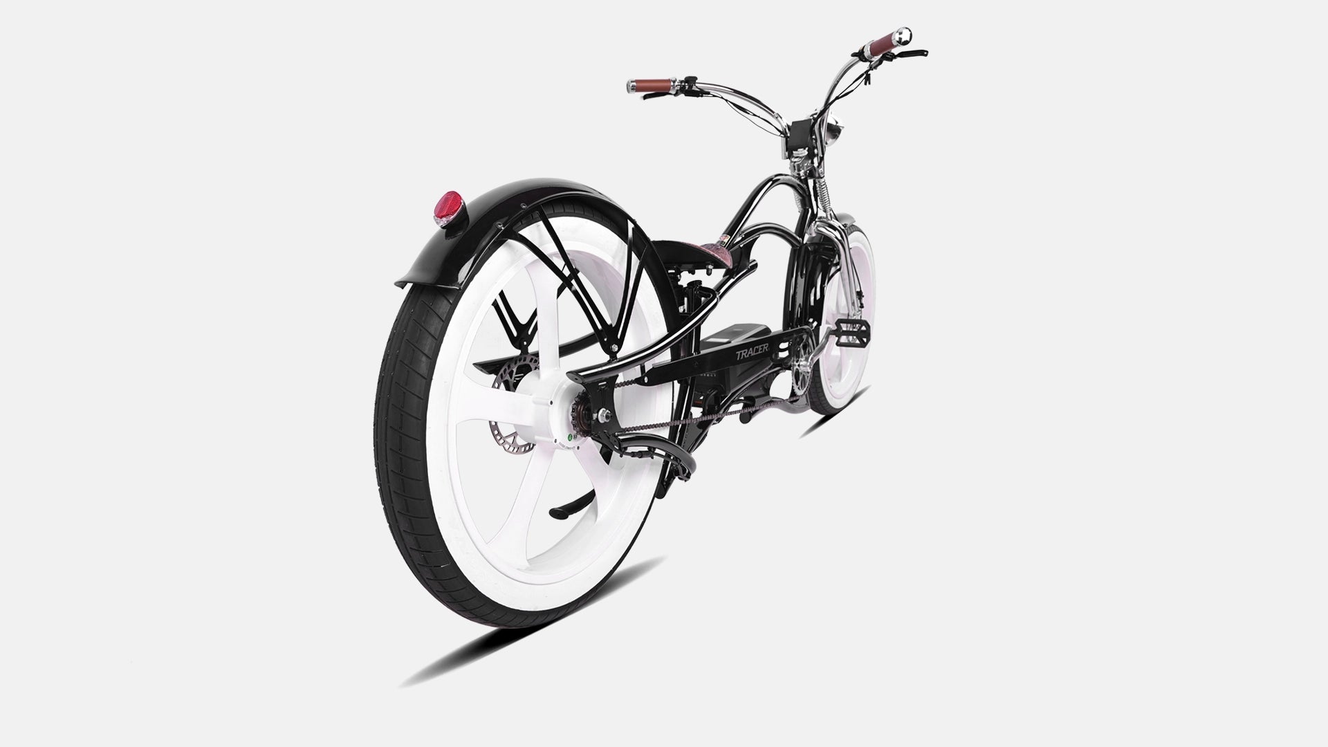 Raptor Pro DS 800W Stretch Cruiser Ebike Tracer Bikes