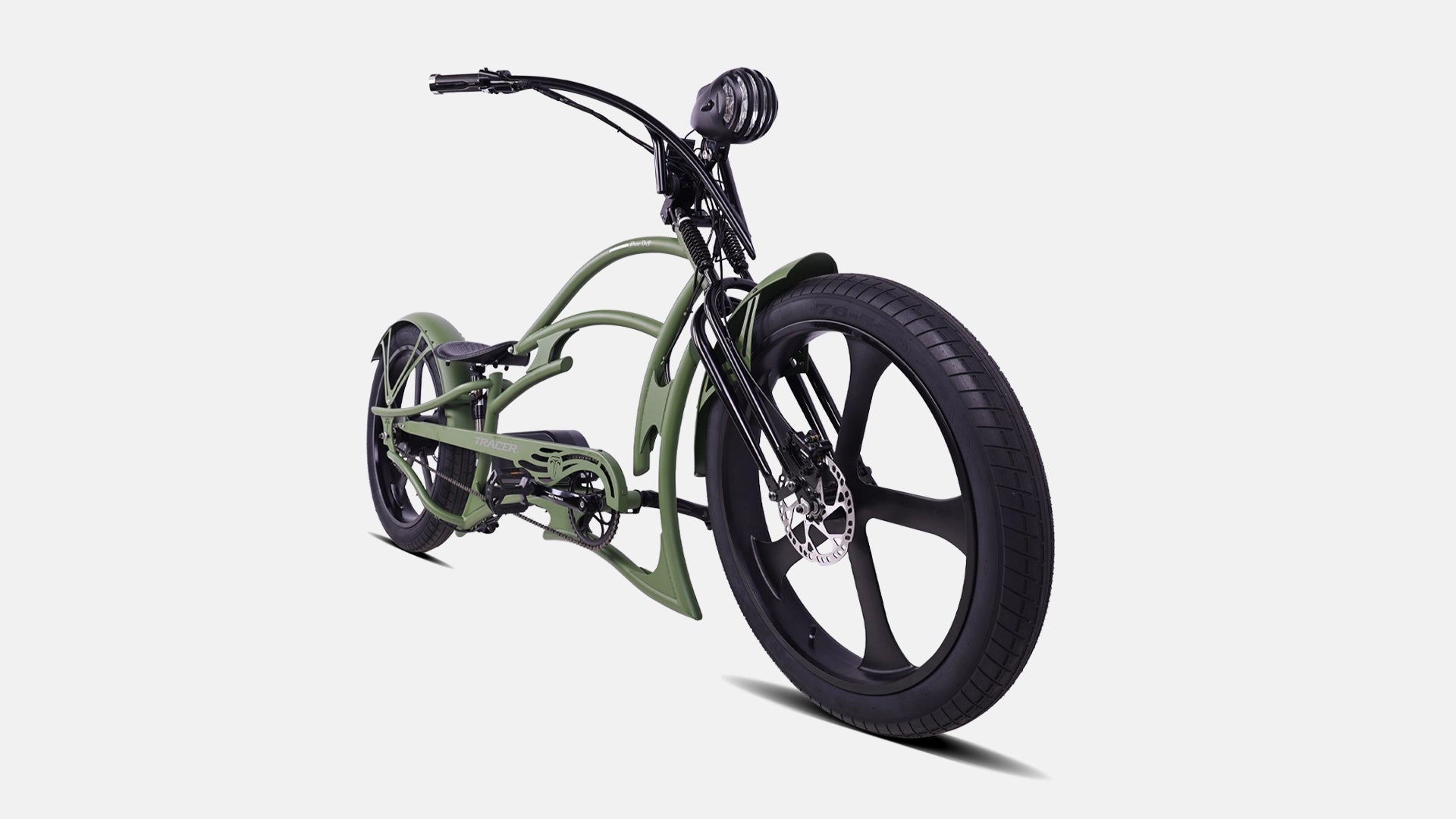 Raptor Pro DS 800W Stretch Cruiser Ebike Tracer Bikes