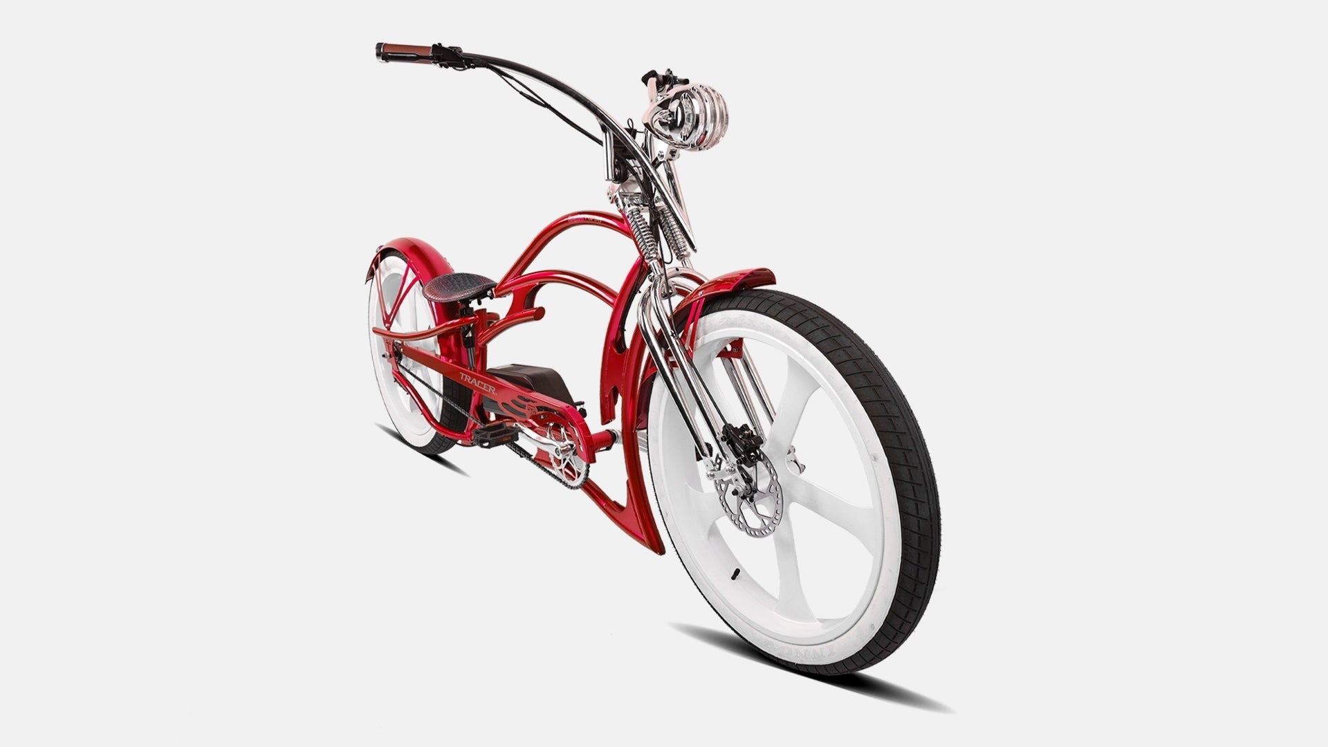Raptor Pro DS 800W Stretch Cruiser Ebike Tracer Bikes