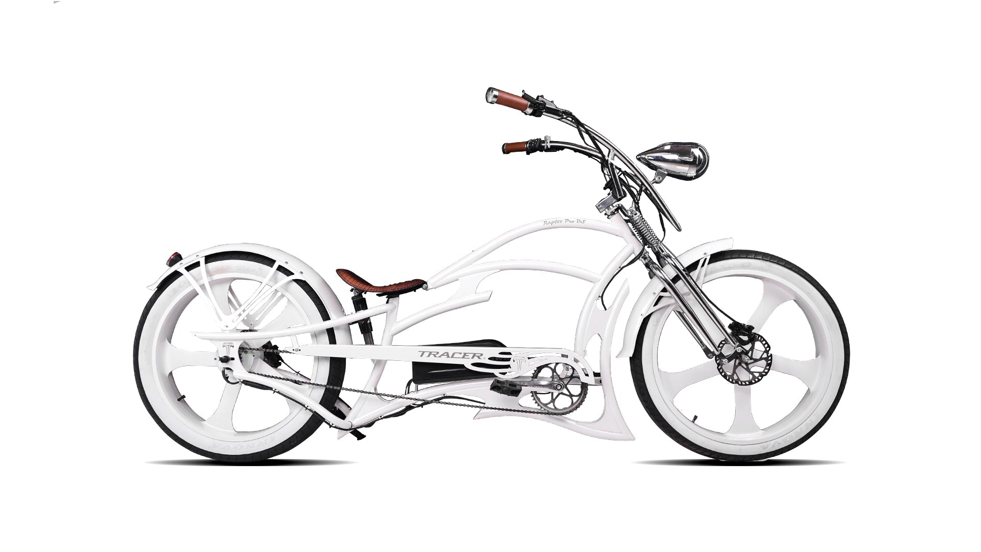Raptor Pro DS 800W Stretch Cruiser Ebike Tracer Bikes