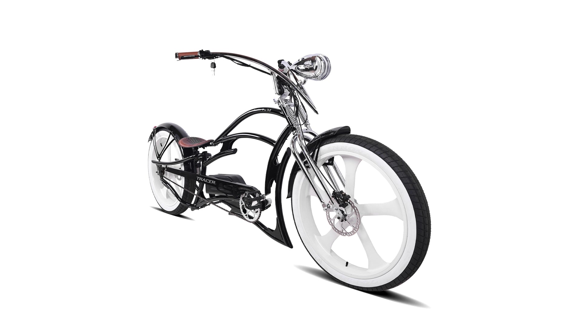 Raptor Pro DS 800W Stretch Cruiser Ebike Tracer Bikes