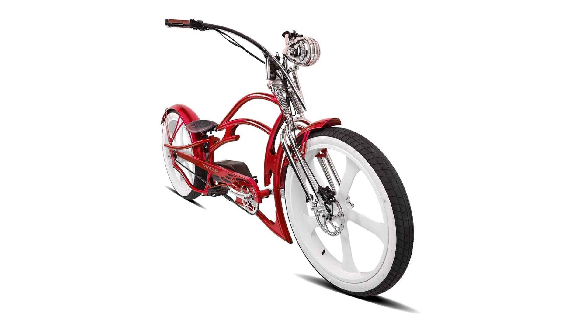 Raptor Pro DS 800W Stretch Cruiser Ebike Tracer Bikes