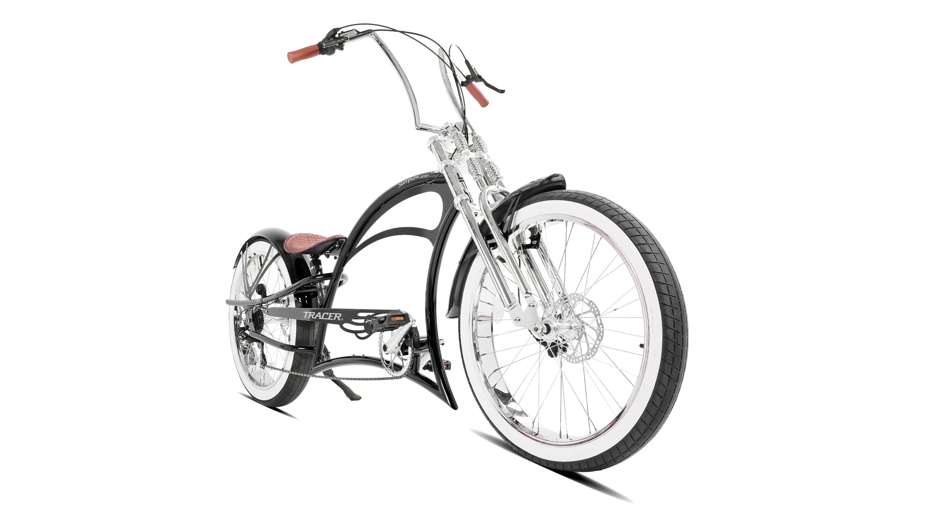 Scorpion GTS 7 Speed Stretch Crusier Bicycle Tracer Bikes