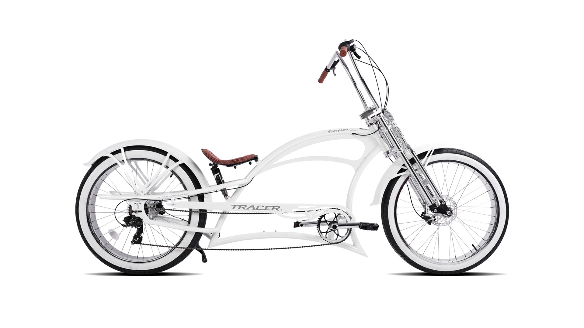 Scorpion GTS 7 Speed Stretch Crusier Bicycle Tracer Bikes