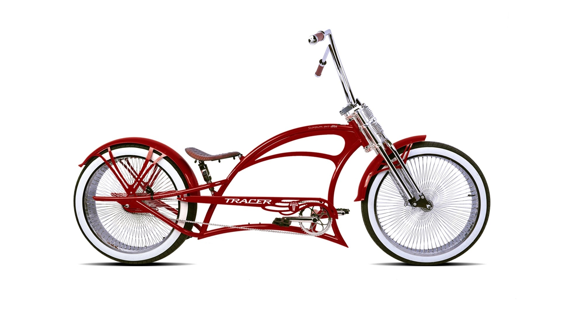 Scorpion Pro DTS Stretch Chopper Cruiser Bike Tracer Bikes