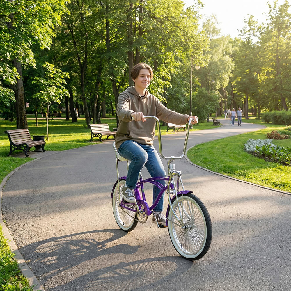 Tracer Tamron Classic Beach Cruiser Bike Single Speed 140H Rims Tracer Bikes