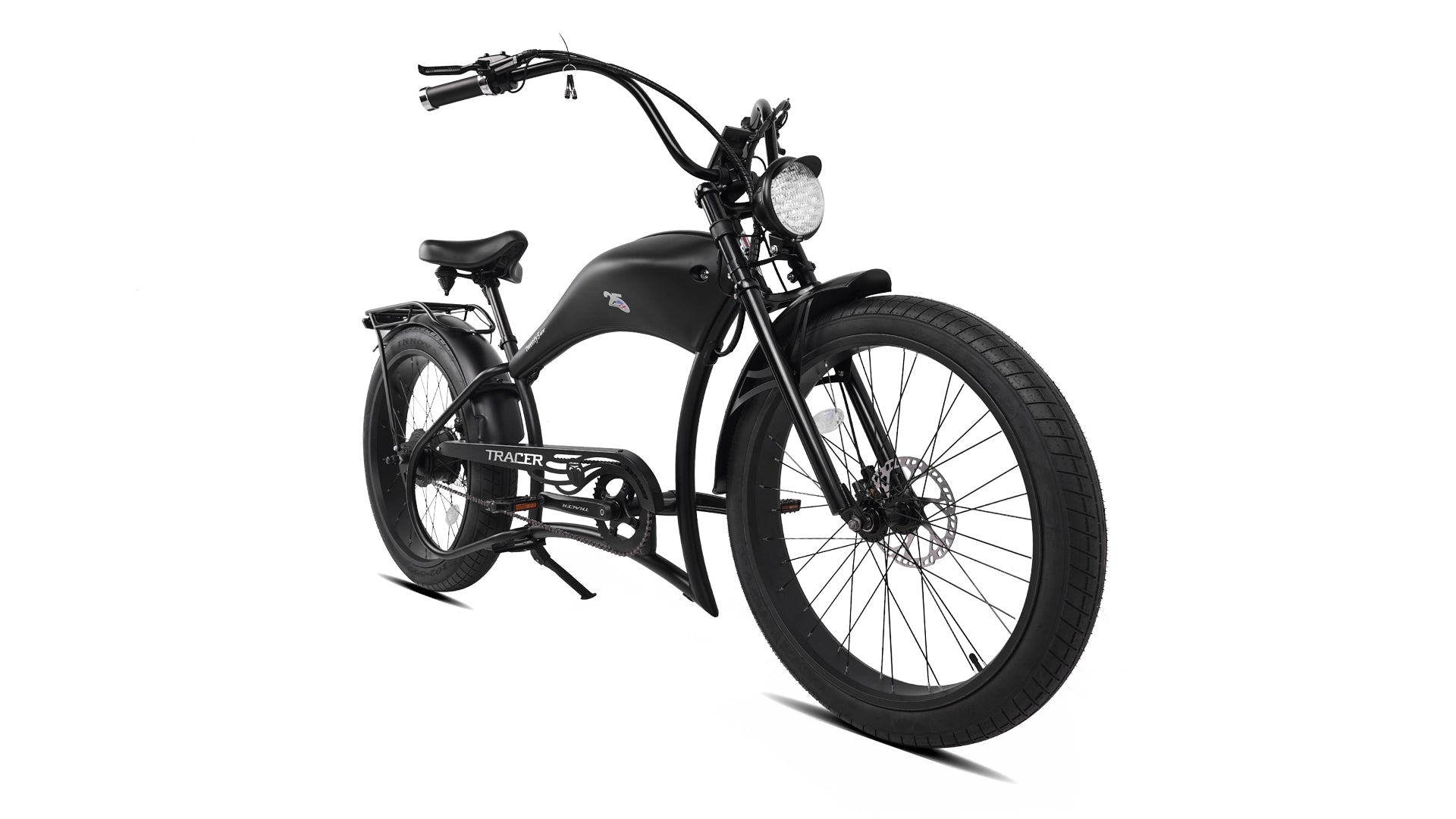 Twenty5 800W Chopper Stretch Cruiser Ebike Tracer Bikes