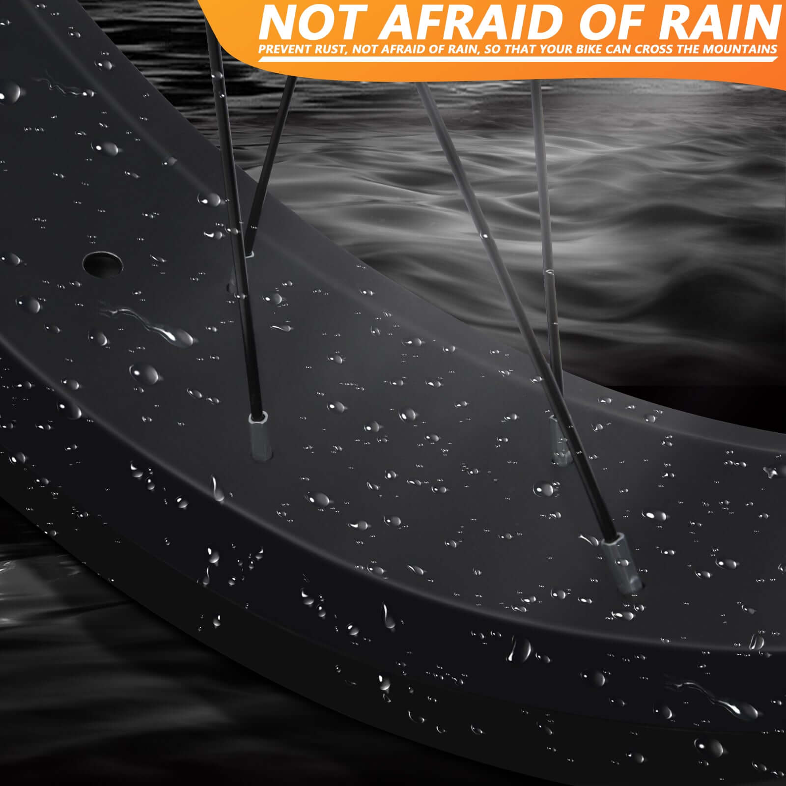 Tracer 26"x3"x13Gx36H Wheel Set Alloy FAT Rims for 26"x3.0,4.0 tire 7-Speed