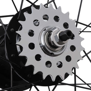 Tracer 26"x3"x13Gx36H Wheel Set for 26"x3.0,4.0 tire, Alloy FAT Rims Font wheel DISC BRAKE, 26"x3"x36Hx13Gx135x175mm