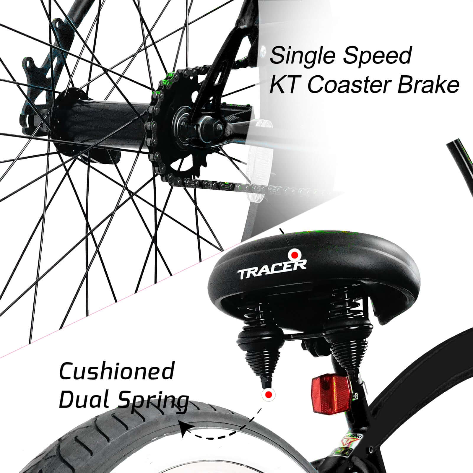 Tracer AVALON 26'' men's beach cruiser bicycle