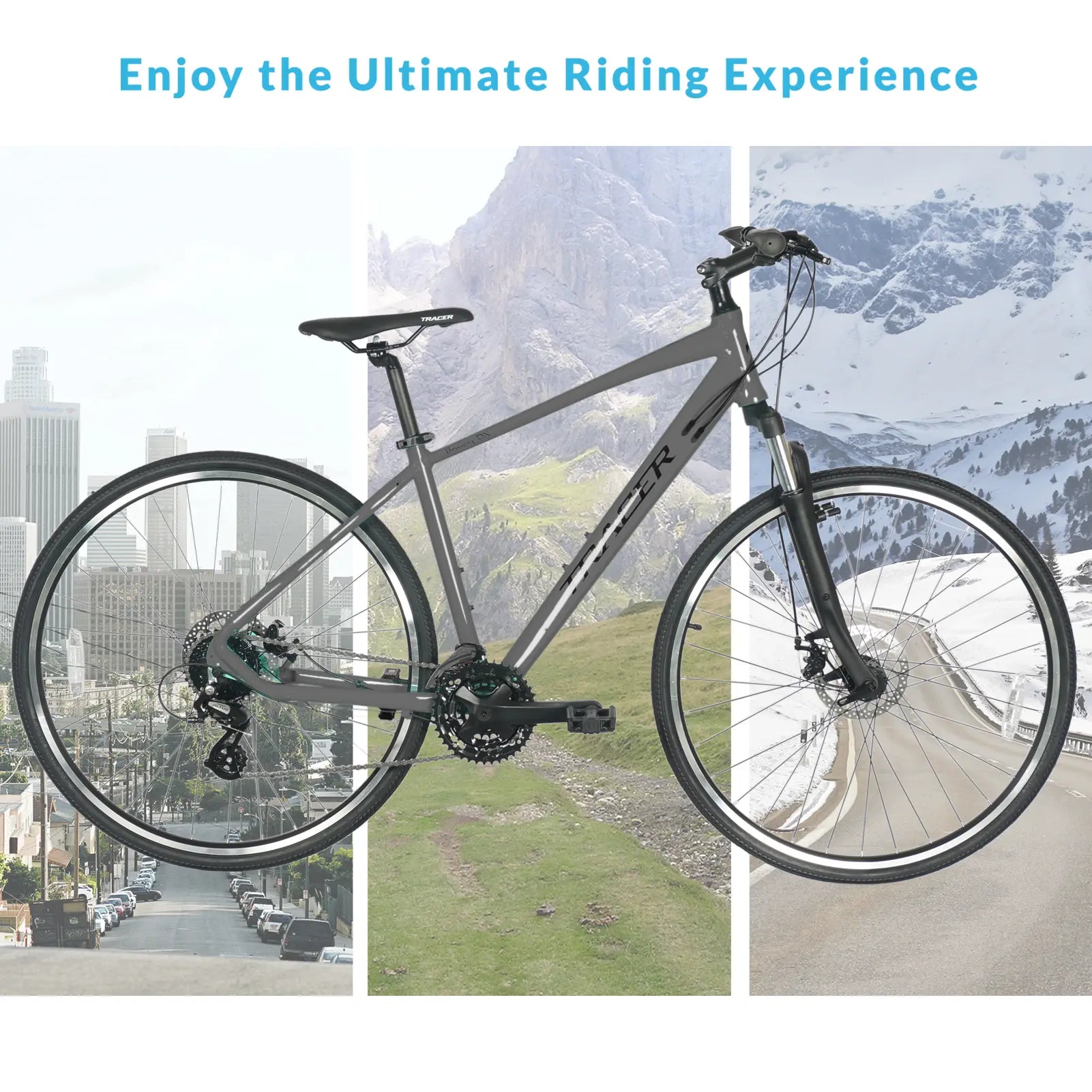 Tracer Bravery DX 24-Speed Hybrid Bikes