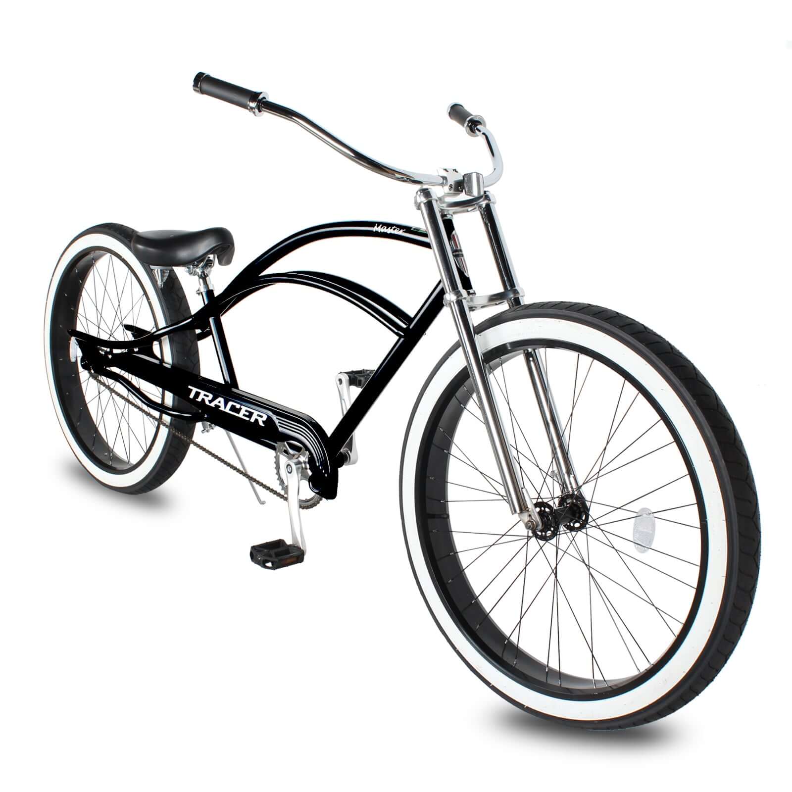 Tracer Master 29" Chopper Stretch Beach Cruiser Fat Tire Bike Single-Speed