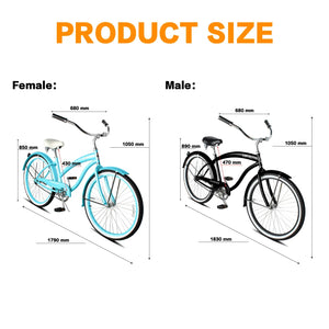Tracer NOVA 26" Beach Cruiser Bike Single Speed for WOMEN Tracer Bikes
