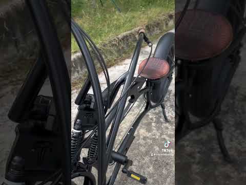 Raider Pro DS7 Stretched Cruiser Bike, outside view.