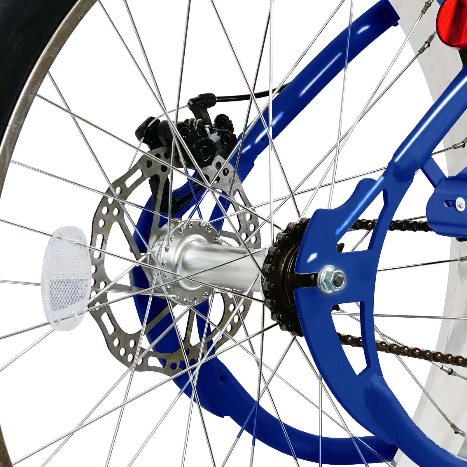 Tracer Santak GT 26" Chopper Stretch Cruiser Fat Tire Bike Oversized Frame Single Speed - Tracer Bikes