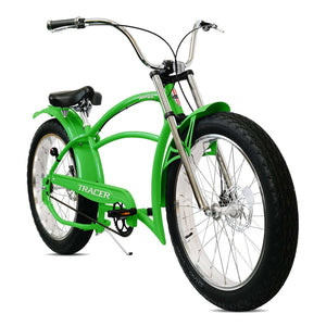 Tracer Santak GT 26" Chopper Stretch Cruiser Fat Tire Bike Oversized Frame Single Speed - Tracer Bikes