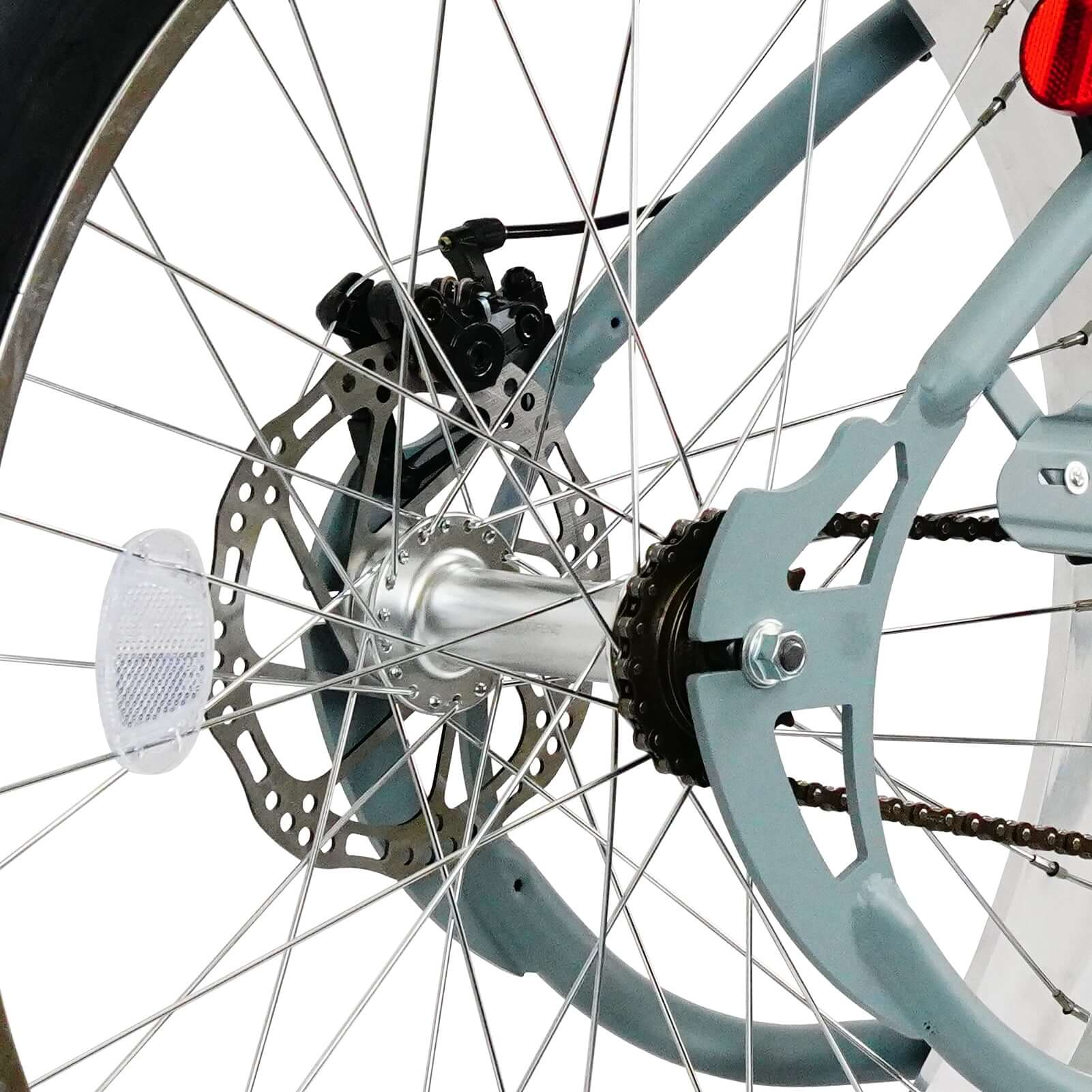 Tracer Santak GT 26" Chopper Stretch Cruiser Fat Tire Bike Oversized Frame Single Speed - Tracer Bikes