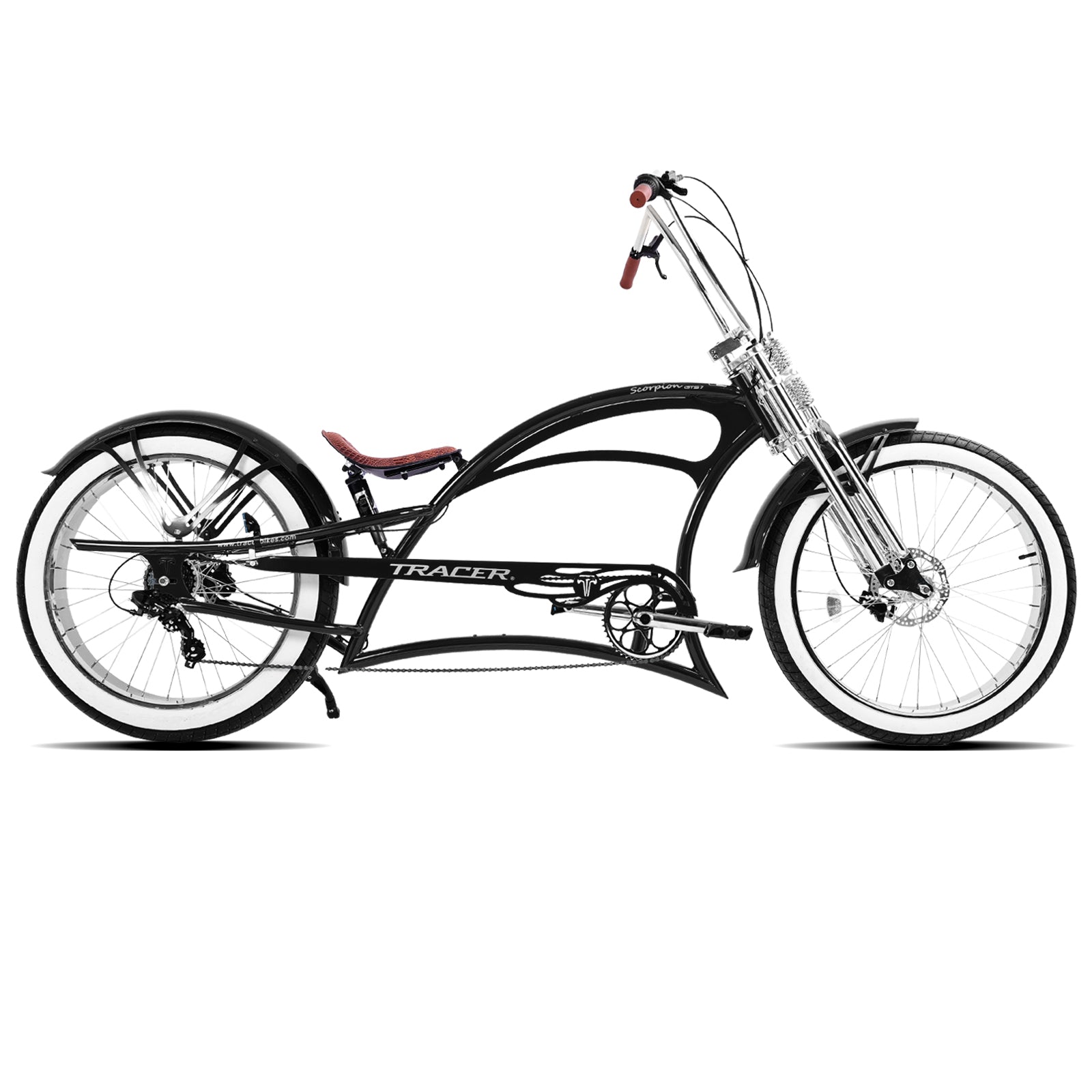 Scorpion GTS 7 Speed Stretch Crusier Bicycle Tracer Bikes