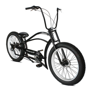 Tracer Siena GT 26'' Chopper Stretch Cruiser Fat Tire Bikes Oversized Frame, Hi-rise Handlebar, available in 1 Speed/7 Speed