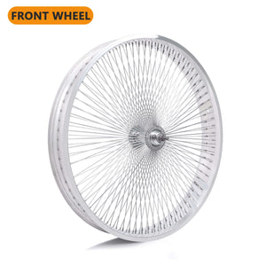 Tracer WH-TR7529140 29"x3"x13Gx140H Aluminum Polish FAT Rims Wheel Set.