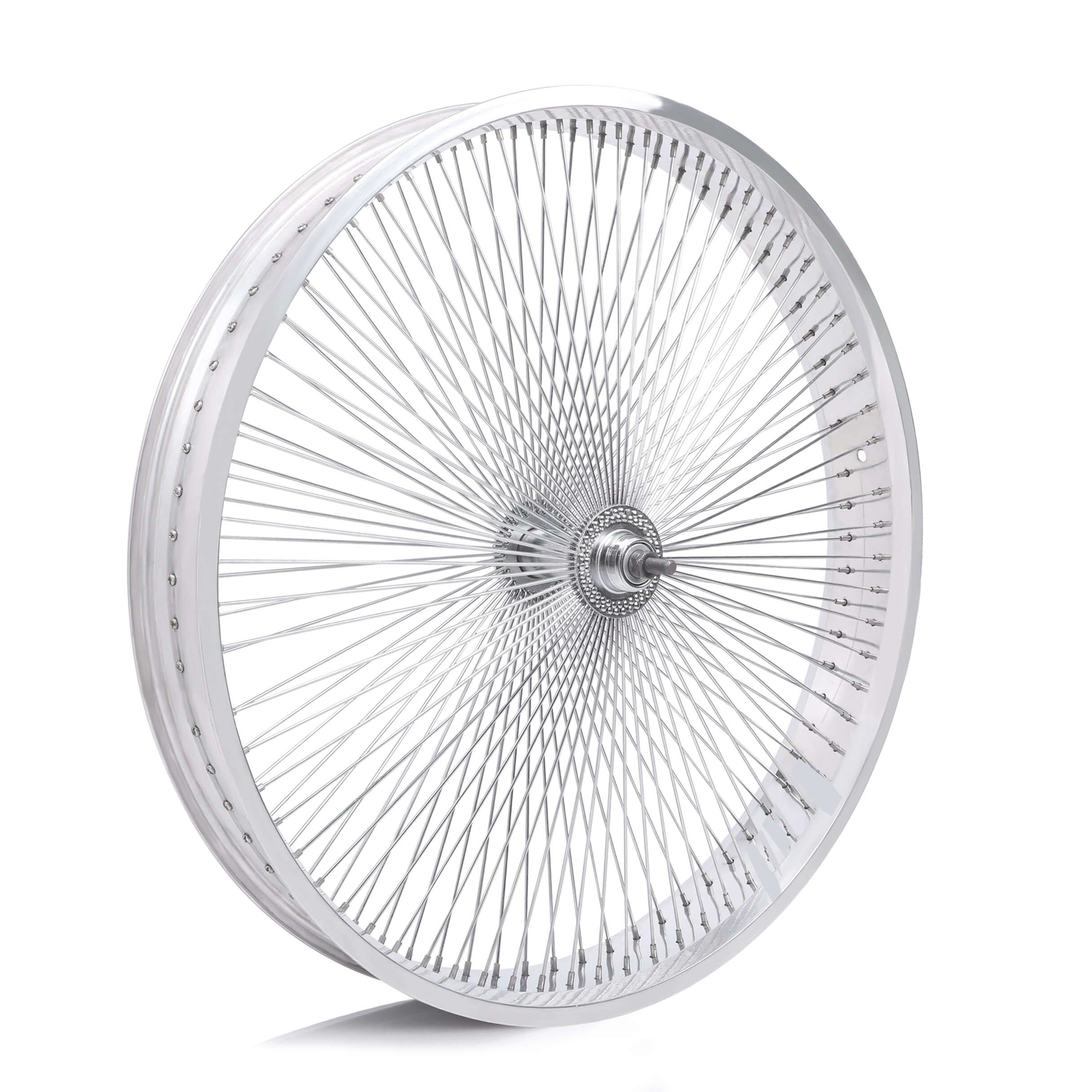 Tracer WH-TR9529140 29"x4"x13Gx140H Aluminum Polish FAT Rims Wheel Set.