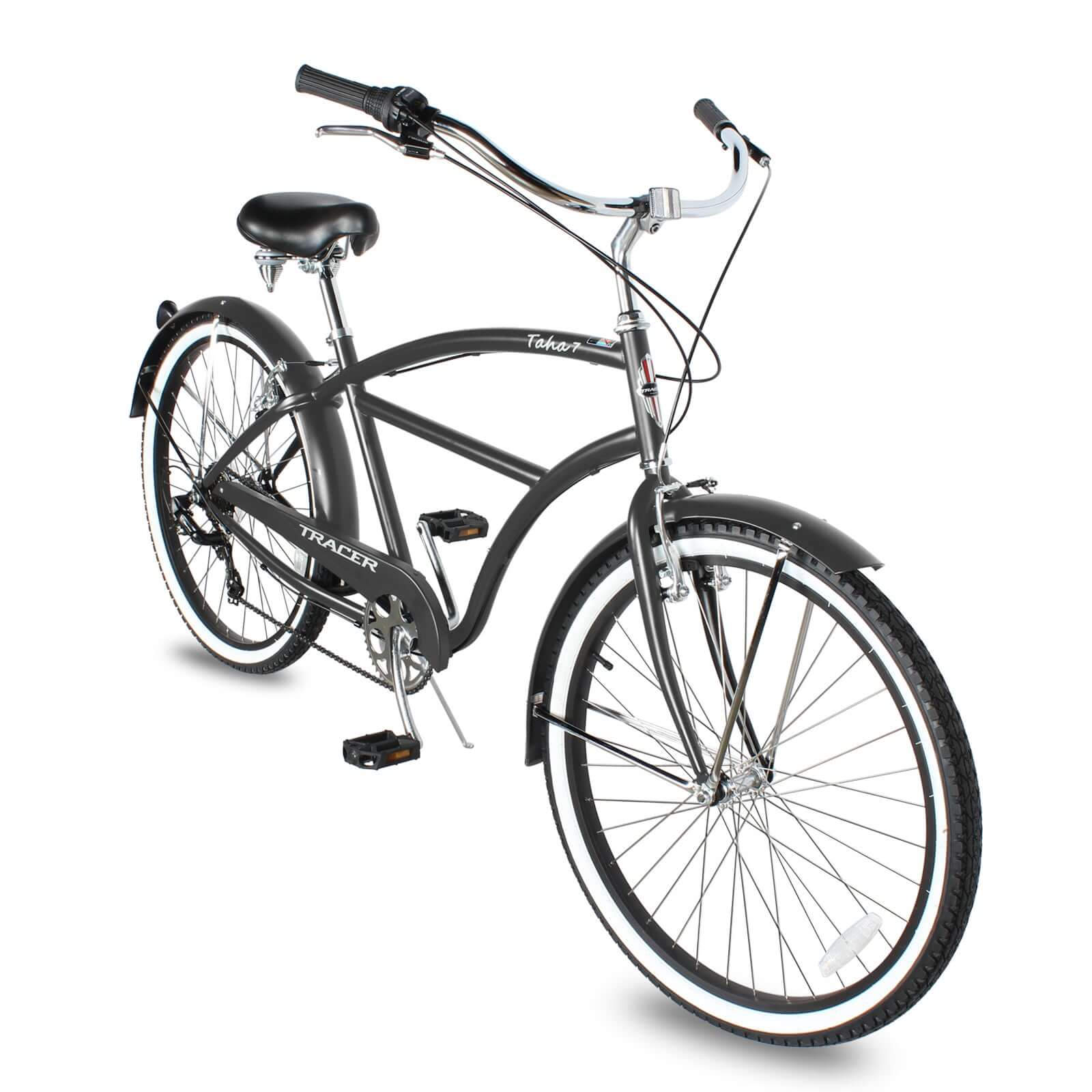 WAIT FOR EDIT Tracer TAHA 26" Beach Cruiser Bikes 1 & 7 Speed for Male - Tracer Bikes