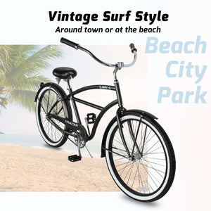 WAIT FOR EDIT Tracer TAHA 26" Beach Cruiser Bikes 1 & 7 Speed for Male - Tracer Bikes