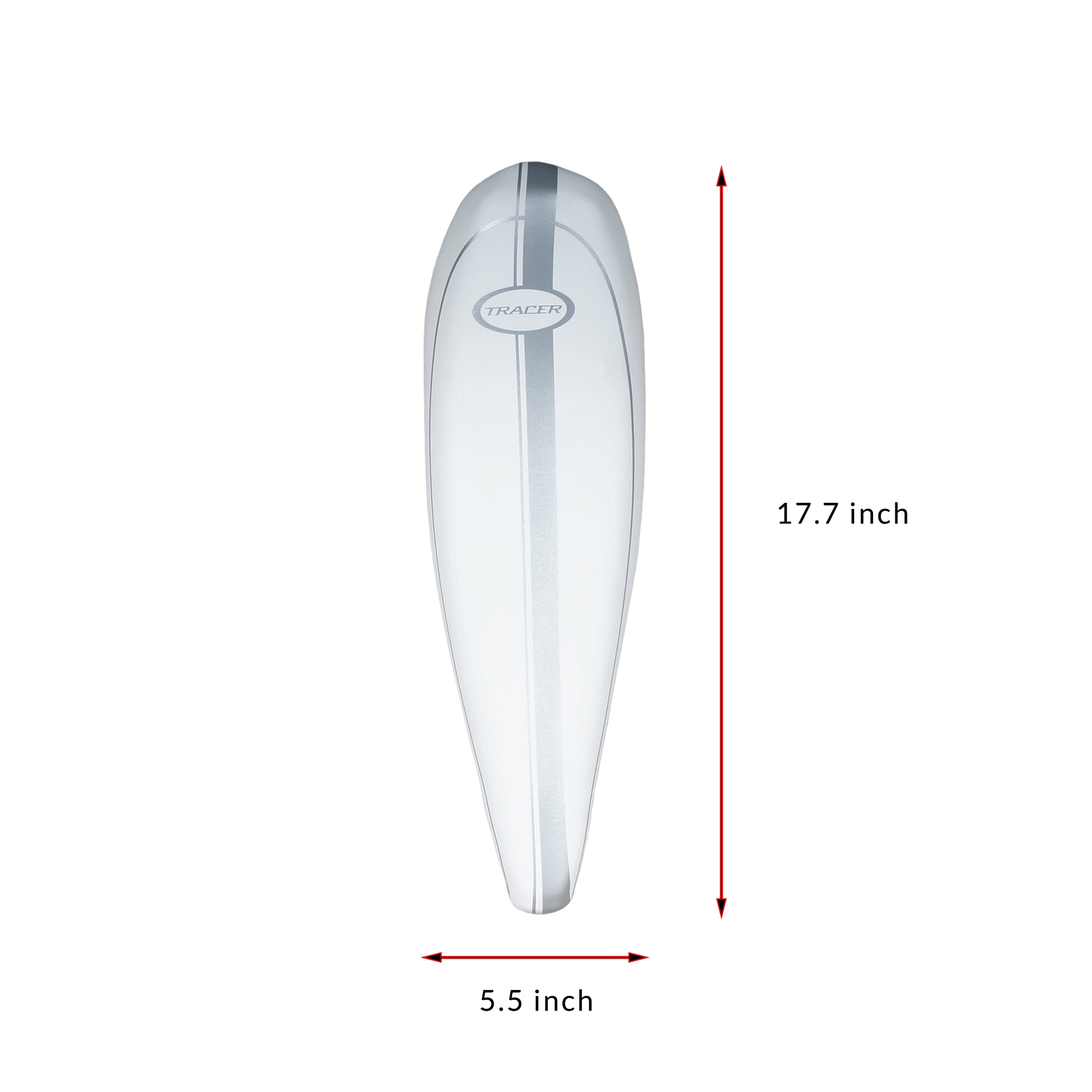 Tracer SD-AF-3022-19 Lowrider Banana Saddles White&Silver