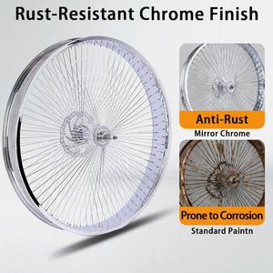Tracer WH-TH7529140D7-CP Fat Rims Wheel Set for 29"*3" with 7-speed Disc Brake Tracer Bikes