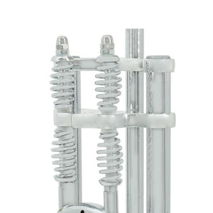 Tracer 1" Threadless Dual Springer Bike Fork Disc Brake for 26-29in 3.0 4.0 Tire Tracer Bikes