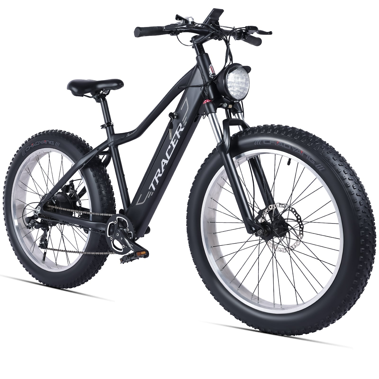Tracer Tacoma 26"800W Electric Fat Tire Bike w/ Dual Suspensions Tracer Bikes